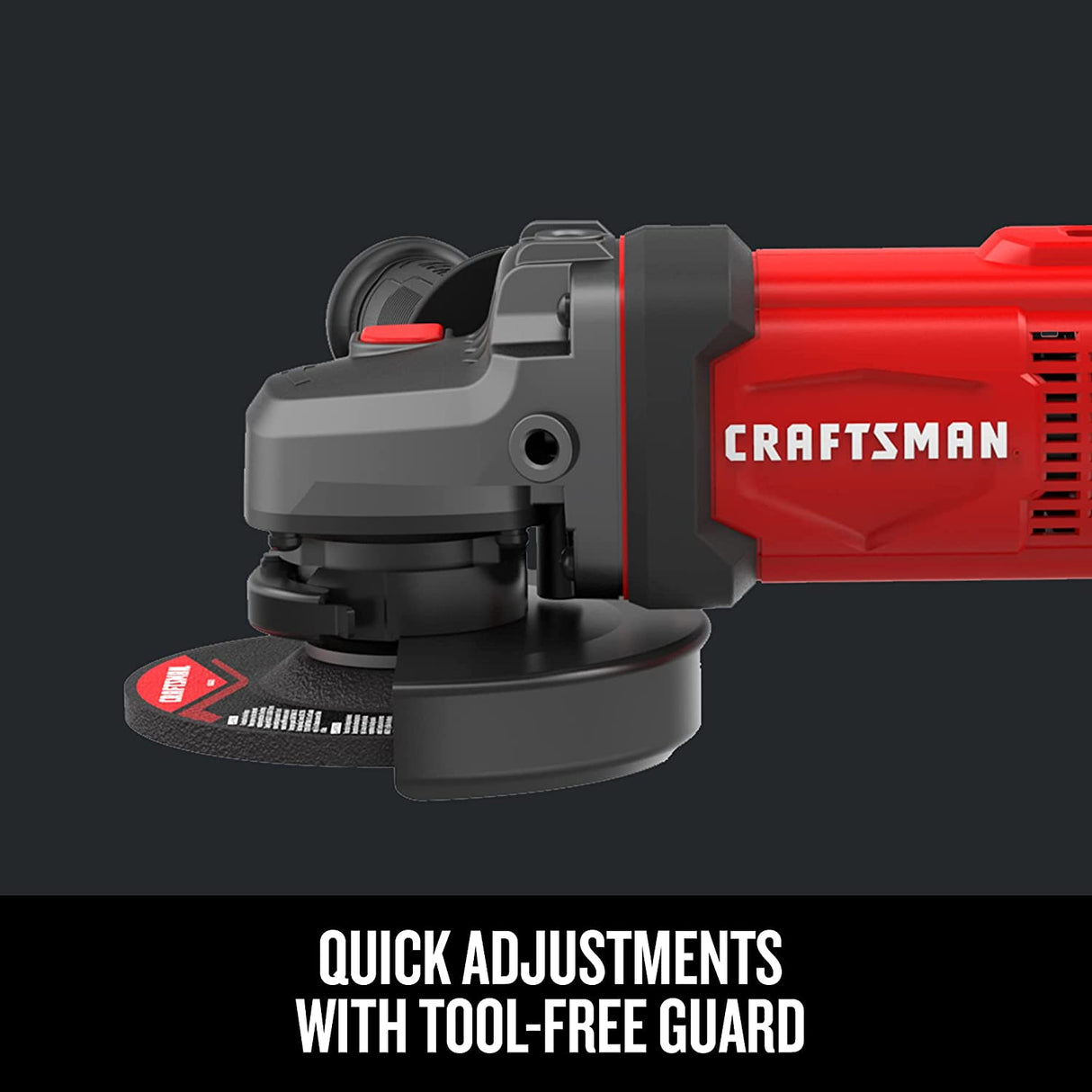 CRAFTSMAN V20* Amoladora angular, pequeña, 4-1/2 pulgadas, solo herramienta (CMCG400B) - DIGVICE MX