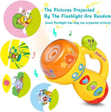 CO - CREA - Juguetes con linternas para niños y niñas de 1 año, juguetes con proyector para bebés- B0BCK87NNH