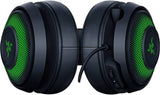 Razer Kraken Ultimate RGB USB Gaming Headset: THX 7.1 Spatial Surround Sound - Chroma RGB Lighting - Micrófono retráctil con cancelación activa de ruido - Marco de aluminio y acero - para PC y Mac - Negro clásico