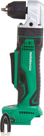 Metabo HPT Taladro en ángulo recto, inalámbrico de 18 V, solo herramienta, sin batería, mandril sin llave de 3/8 pulgadas, luz LED, mango lateral (DN18DSLQ4) - DIGVICE MX
