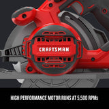 CRAFTSMAN Sierra circular de 7-1/4 pulgadas, 15 amperios (CMES510) - DIGVICE MX