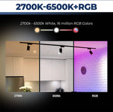 LIGHTINGINSIDE - Bombilla inteligente GU10, ángulo de haz de 38°, WiFi 2700-6500K+RGB bombilla LED que cambia de color funciona con Alexa y Google Home, equivalente a 50 W 5 W 420 lm, bombilla de luz de pista regulable, 6 unidades (paquete de 1) - DIGVICE MX