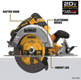 DEWALT FLEXVOLT ADVANTAGE 20V MAX* Sierra circular, 7-1/4 pulgadas, inalámbrica, solo herramienta (DCS573B) - DIGVICE MX