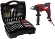 Skil HD182002 - Taladro de martillo con cable de 7,5 amperios, 1/2 pulgada con 100 brocas - DIGVICE MX
