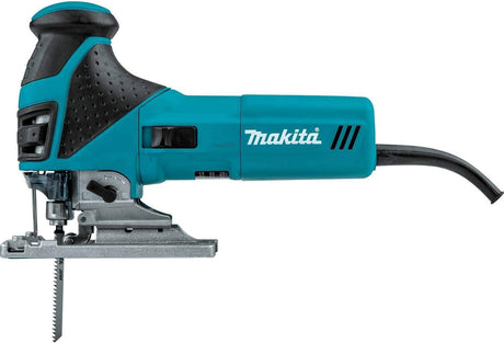 Makita 4351FCT Sierra caladora con empuñadura de barril, con cambio de hoja "sin herramientas" - DIGVICE MX