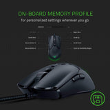 Razer Viper Mini Ultralight Gaming Mouse: los interruptores de juego más rápidos - Sensor óptico de 8500 DPI - Iluminación Chroma RGB Underglow - 6 botones programables - Cable sin arrastre - Negro clásico