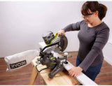 Sierra ingletadora compuesta RYOBI de 18 voltios ONE+ inalámbrica de 7-1/4" (solo herramienta) con hoja - DIGVICE MX