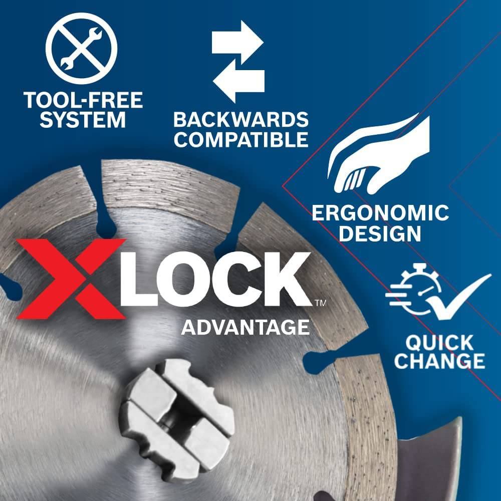 Bosch GWX13-60 6 pulgadas. Amoladora angular X-LOCK con interruptor lateral - DIGVICE MX