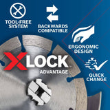 Bosch GWX13-60 6 pulgadas. Amoladora angular X-LOCK con interruptor lateral - DIGVICE MX