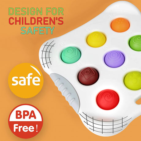 WOHEIHEI Dimple Fidget Baby Toys Desarrollo temprano Autismo Alivio del estrés Montessori - B0B6RBC2ZY