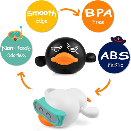 LiKee Juguetes de baño para bebés, juguetes flotantes de cuerda, juegos de piscina, juegos de agua - B093T5GP7K