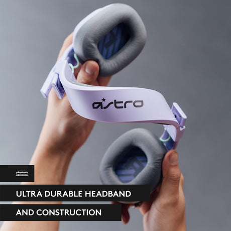Astro A10 Gen 2 - Auriculares para juegos con cable - Auriculares para juegos sobre la oreja con micrófono abatible para silenciar, controladores de 32 mm, para Xbox Series X|S, Xbox One, Playstation 5/4, Nintendo Switch, PC, Mac -Lila