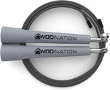WOD Nation Speed Jump Rope - Cuerdas para saltar increíblemente rápidas - Entrenamiento de resistencia