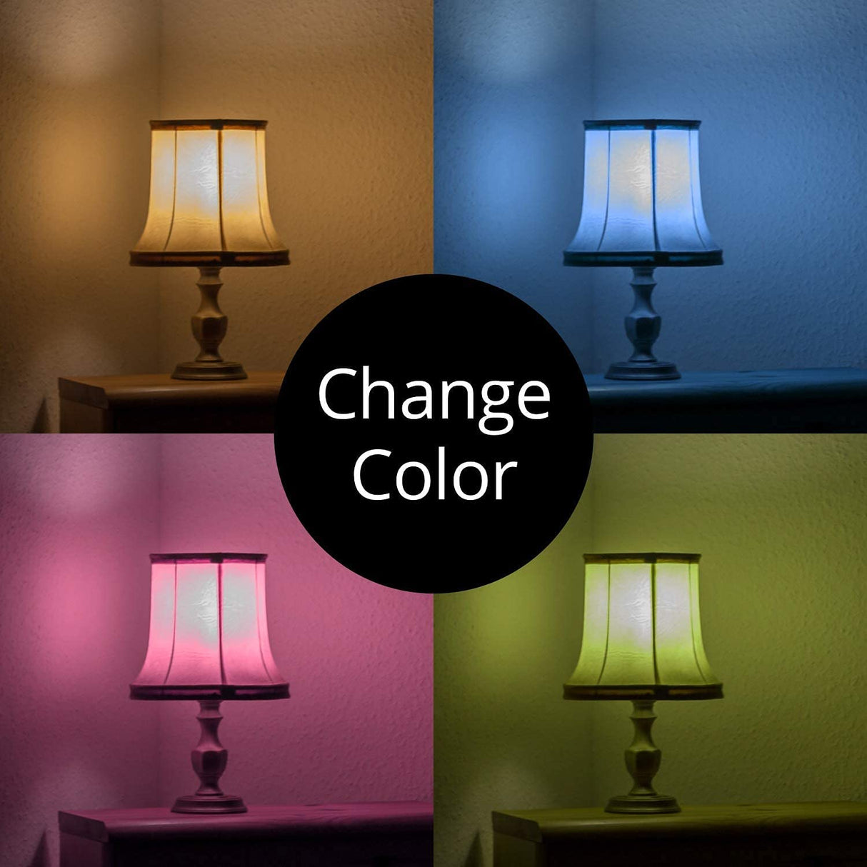 EZSMTIOT  - Bombillas inteligentes, E26 9W 800lm, bombilla LED WiFi A19 RGB que cambia de color, regulable, compatible con Alexa, Google Home, Siri e IFTTT, no requiere concentrador, 1 paquete - DIGVICE MX