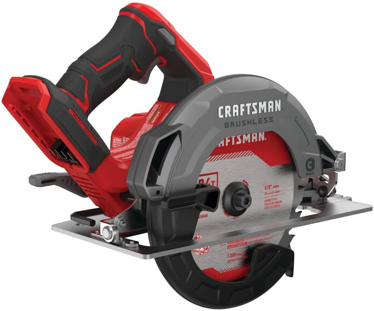 Sierra circular CRAFTSMAN V20, 7-1/4 pulgadas, inalámbrica (CMCS550B) - DIGVICE MX