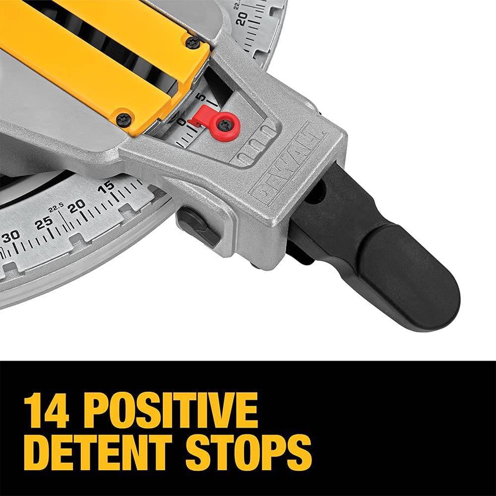 Sierra ingletadora DEWALT, doble bisel, compuesto, 12 pulgadas, 15 amperios (DWS716) - DIGVICE MX