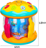 Tsomtto - Juguetes para bebés de 6 a 12 meses Proyector musical 4 en 1 Giratorio - B09TKCGM5V