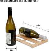 Koolatron Deluxe enfriador de vino para 12 botellas con estantes de madera de haya, negro, refrigerador termoeléctrico para vino, 1 cu. Refrigerador de vino independiente, almacenamiento de vino - DIGVICE MX