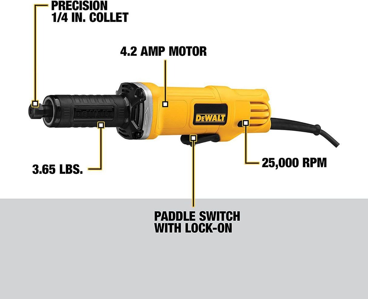 Amoladora de troquel DEWALT, 1-1/2 pulgadas (DWE4887) - DIGVICE MX