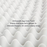 Bedsure - Cama ortopédica grande de espuma para perros, espuma ortopédica para huevos con funda extraíble y lavable, alfombrilla para mascotas resistente al agua - DIGVICE MX