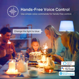 Kasa Bombillas inteligentes , bombillas WiFi inteligentes regulables que cambian a todo color compatibles con Alexa y Google Home, A19, 9 W 800 lúmenes, solo 2,4 Ghz, no requiere concentrador, paquete de 2 (KL125P2), multicolor - DIGVICE MX