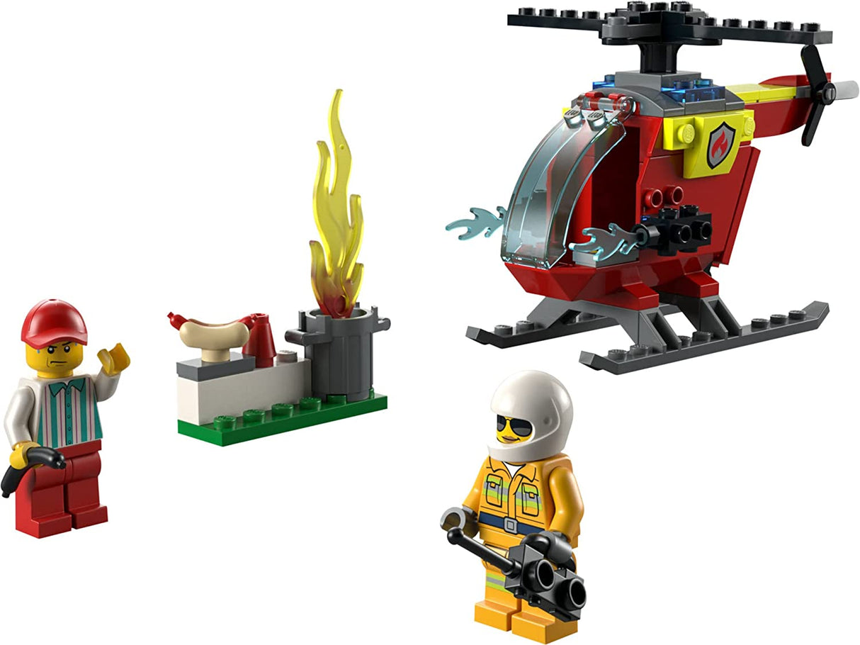 LEGO City Fire Helicopter 60318  (53 piezas)