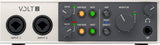 USB UA Volt 2 Interfaz de audio para grabación, podcasting y transmisión con software de audio esencial y suscripción de prueba gratuita de 30 días a UAD Spark