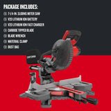 CRAFTSMAN V20 Kit de sierra ingletadora deslizante de 7-1/4 pulgadas, inalámbrica (CMCS714M1) - DIGVICE MX