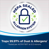 Aspiradora para mascotas BISSELL 2999 MultiClean Allergen con sistema sellado de filtro HEPA, potente rendimiento de limpieza, herramientas especializadas para mascotas, vaciado fácil