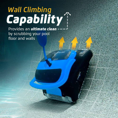 Limpiador robótico de piscina Dolphin Nautilus CC Plus [aspirador] - Ideal para piscinas en el suelo de hasta 50 pies - Succión potente para recoger pequeños desechos - Cartuchos de filtro de carga superior fáciles de limpiar - DIGVICE MX