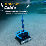 Limpiador robótico de piscina Dolphin Nautilus CC Plus [aspirador] - Ideal para piscinas en el suelo de hasta 50 pies - Succión potente para recoger pequeños desechos - Cartuchos de filtro de carga superior fáciles de limpiar - DIGVICE MX