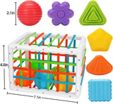 Tsomtto - Juguetes sensoriales para clasificar formas de cubos - HE0289