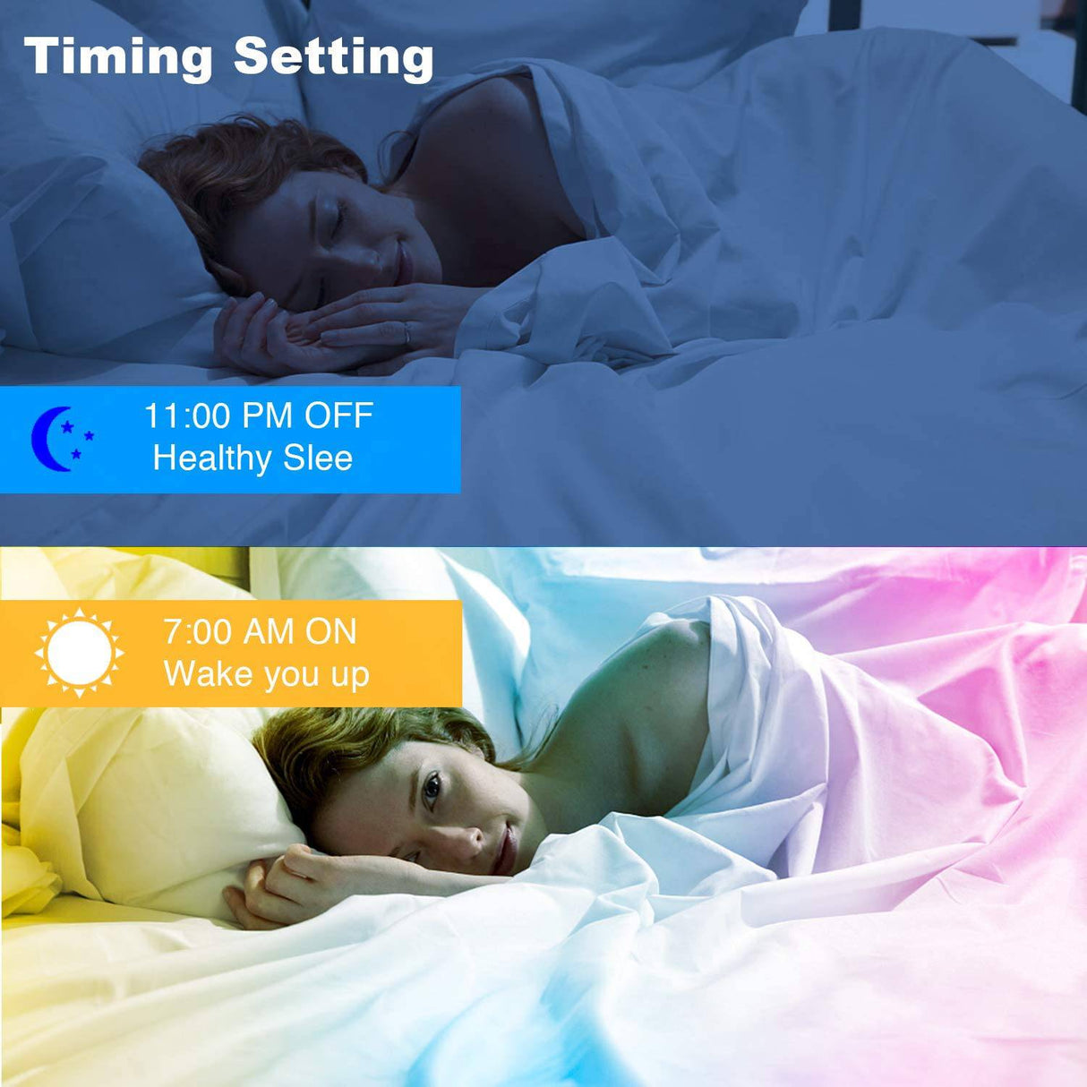 DAYBETTER Luces LED inteligentes de 32.8 pies, tiras de luces LED controladas por aplicación con control remoto de 24 teclas, tira de luces LED con temporizador, luces LED que cambian de color para dormitorio, fiesta, cocina - DIGVICE MX