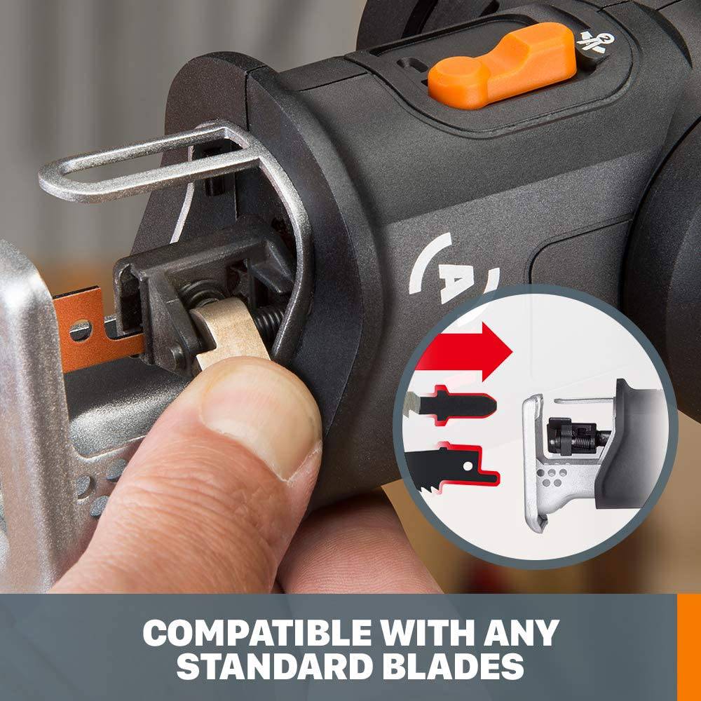 WORX WX550L 20V Power Share Axis Sierra alternativa y caladora inalámbrica - DIGVICE MX