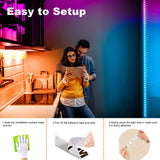 DAYBETTER Luces LED inteligentes de 32.8 pies, tiras de luces LED controladas por aplicación con control remoto de 24 teclas, tira de luces LED con temporizador, luces LED que cambian de color para dormitorio, fiesta, cocina - DIGVICE MX