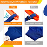 FUNLIO Juego de columpios 2 en 1 para niños pequeños y bebés, columpio y rebotador para niños de servicio pesado con 4 bolsas de arena, soporte de metal plegable para jugar en interiores/exteriores - DIGVICE MX