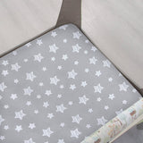 MOONSEA -  paquete de 2 sábanas para minicuna, sábana bajera elástica Pack n Play Playard, compatible con Graco Pack n Play, material suave y transpirable, estrellas y conejito - DIGVICE MX