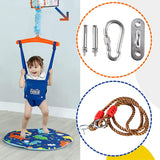 FUNLIO Puente para bebé con gancho de techo para 6-24 meses, puente para puerta de bebé para juegos en interiores/exteriores, puerta de puente para bebé con cadena ajustable, fácil de montar y almacenar (con gancho de techo) - DIGVICE MX