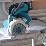 Makita 4100NHX1 Sierra para mampostería de 4-3/8", con hoja de diamante de 4" - DIGVICE MX