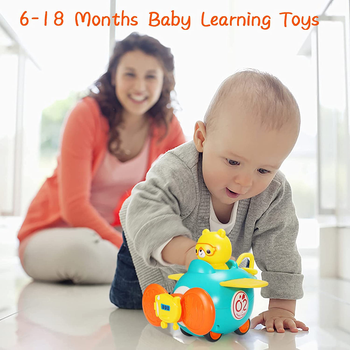 PRAGYM Juguetes para bebés para bebés de 12 a 18 meses de edad, Spinner de aprendizaje - B0B8CF2QR4
