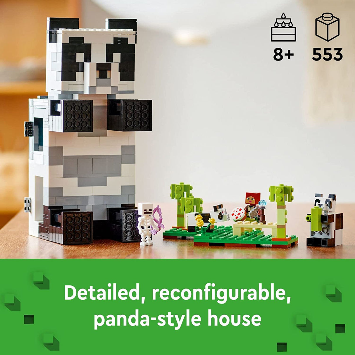LEGO Minecraft The Panda Haven 21245  (553 piezas)