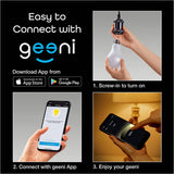 Geeni LUX 800 regulable A19 bombillas LED blancas inteligentes para el hogar, funciona con Alexa y Google Home, no requiere concentrador, requiere WiFi de 2,4 GHz (paquete de 3) - DIGVICE MX