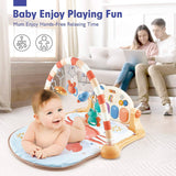 Hahaland - Juguetes para bebés de 0 a 6 meses, alfombrilla de juego para bebé con sonajeros de piano para bebé - DIGVICE MX