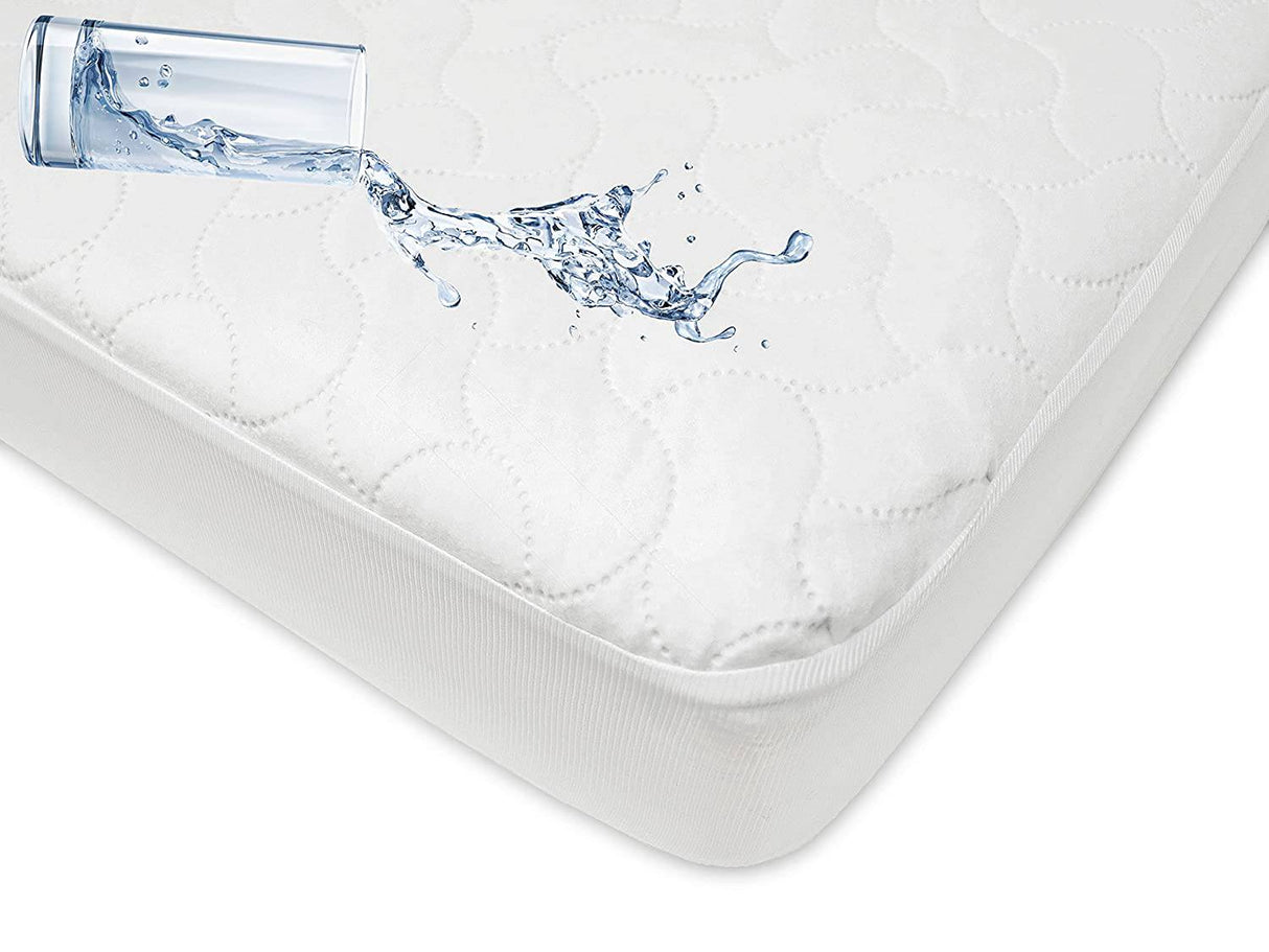 American Baby Company - Funda protectora impermeable para colchón Porta/Mini Cuna, color blanco (1 unidad), para niños y niñas - DIGVICE MX