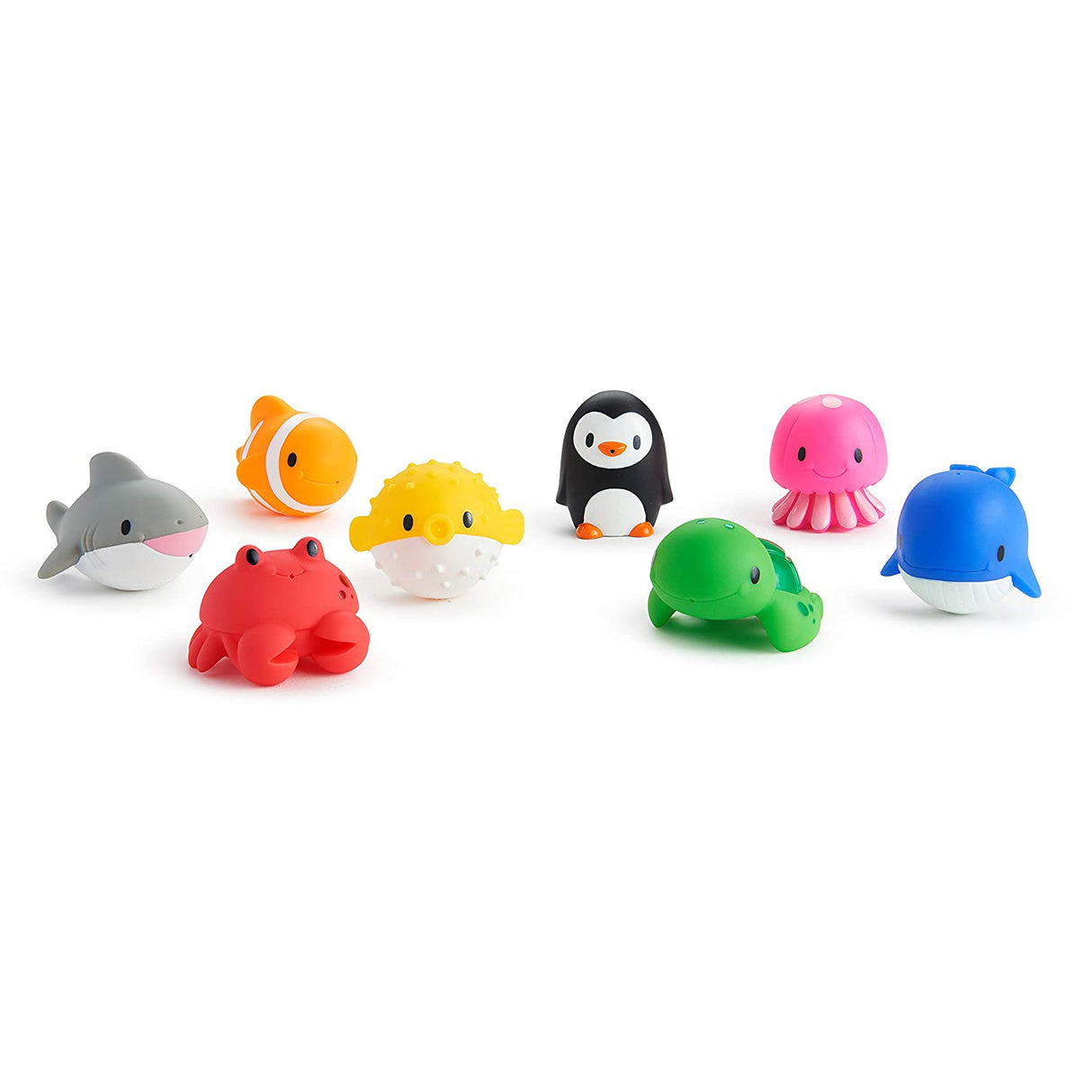 Munchkin Ocean Squirts - Juguete de baño para bebé, paquete de 8 - 18004