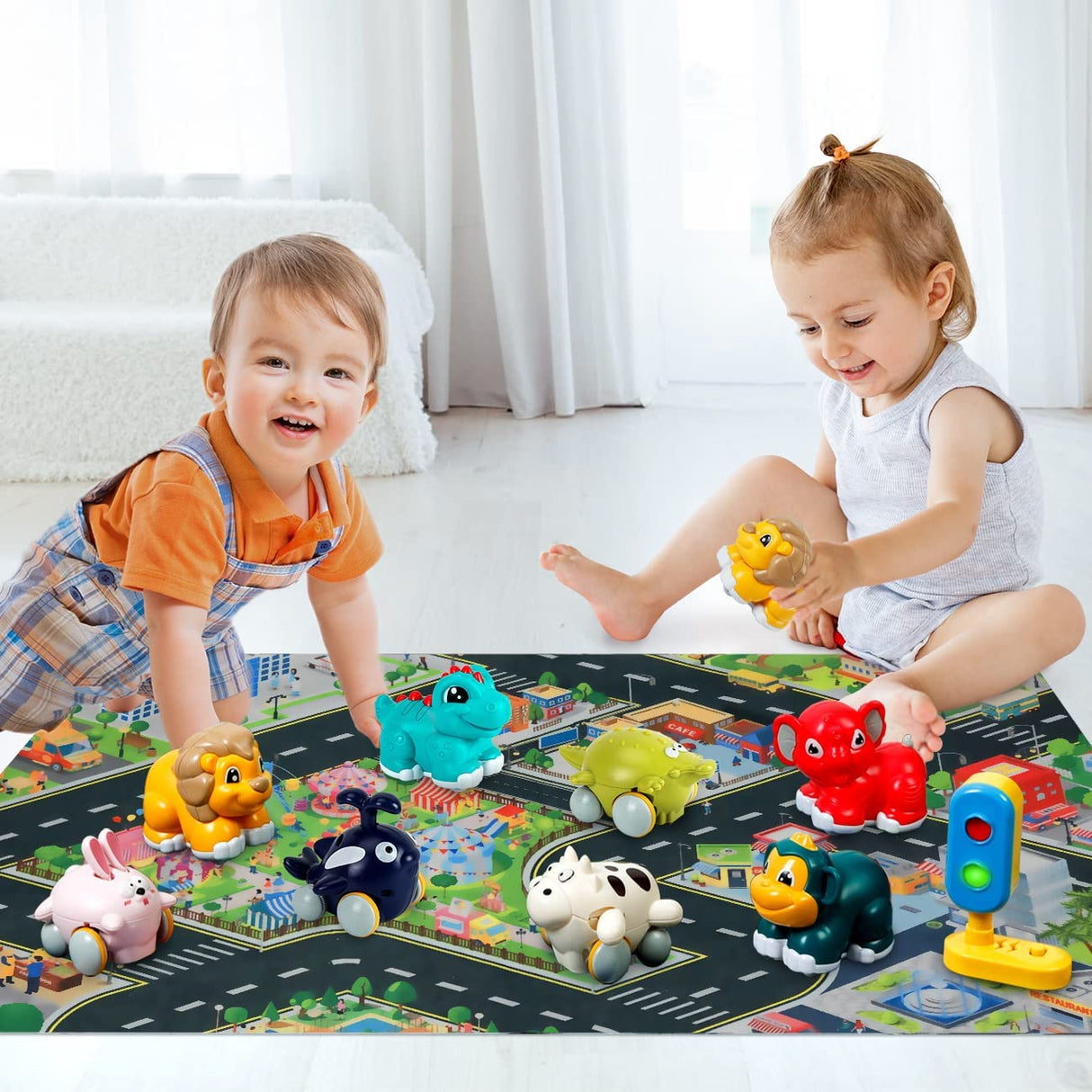 Kiddiworld Juguetes de coche de animales - B0B8YTLM3B