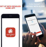 Sengled Bombilla inteligente, bombillas WiFi, bombilla que cambia de color, bombillas inteligentes que funcionan con Alexa y Google Assistant, bombilla Alexa A19 RGB, no requiere concentrador, equivalente a 60 W 800 lm CRI>90, paquete de 4 - DIGVICE MX