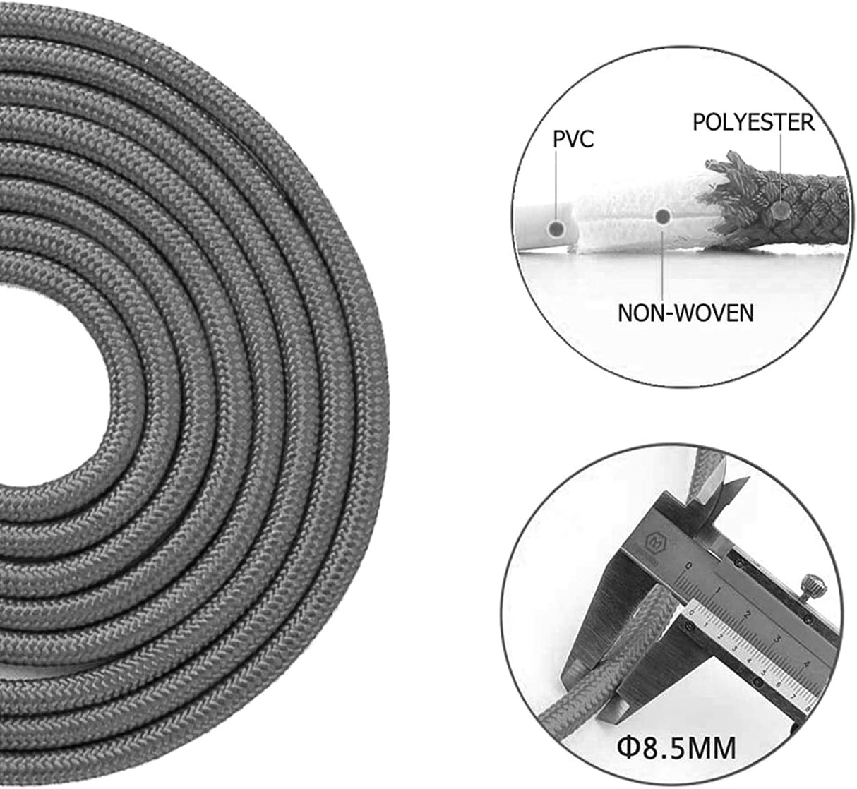 Redify - Cuerda de saltar ponderada para entrenamiento físico (1 libra), cuerda de saltar de velocidad rápida con rodamiento de bolas sin enredos
