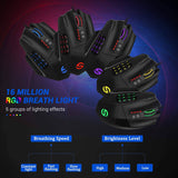 UtechSmart Venus Gaming Mouse RGB con cable, 16400 DPI Alta precisión láser programable MMO Computer Gaming Mouse
