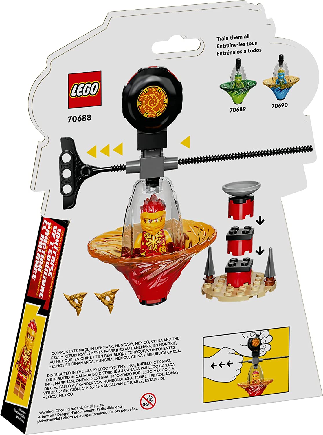 LEGO NINJAGO Kai's Spinjitzu Ninja Training 70688  (32 piezas)
